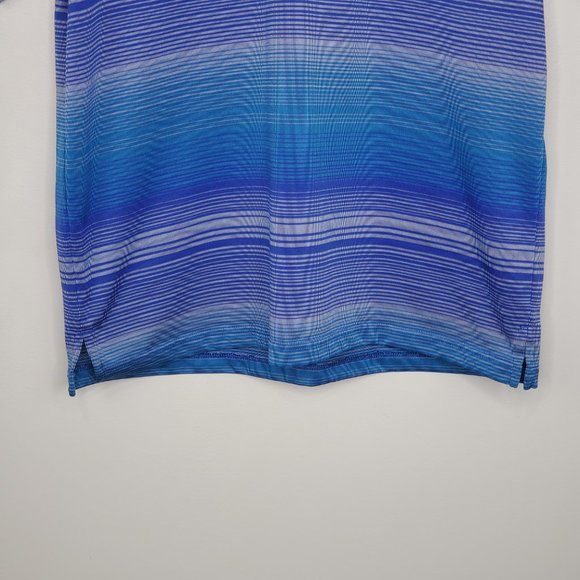 PGA Tour Men's Striped Golf Golfing Polo Shirt Size Size L - Picture 4 of 11